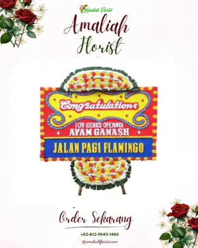 Bunga Papan Congratulation di Maulafa